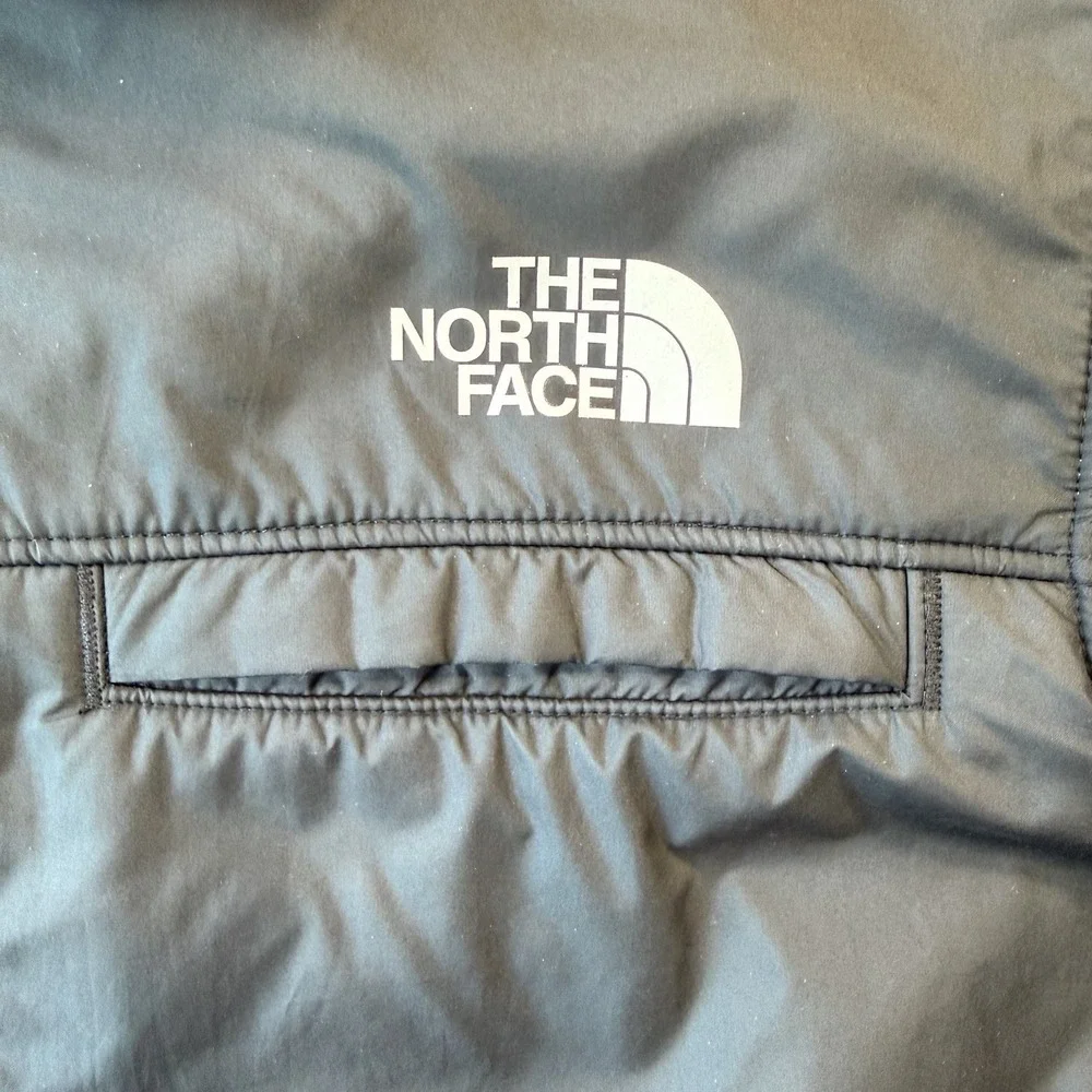 The North Face Jacket Boys XXL (18-20) Black Hooded Fleece Full Zip Coat